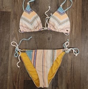 O'NEILL BAJA STRIPE RIB TEXTURE MARACAS SWIMSUIT